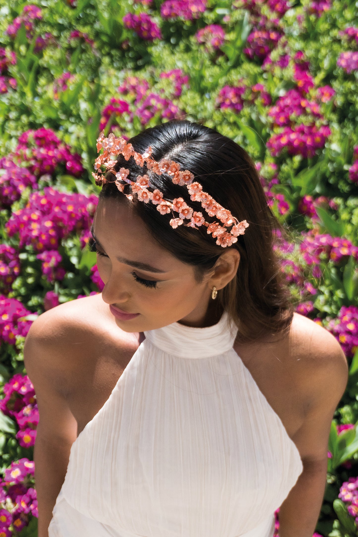 Rose Gold Floral Headband