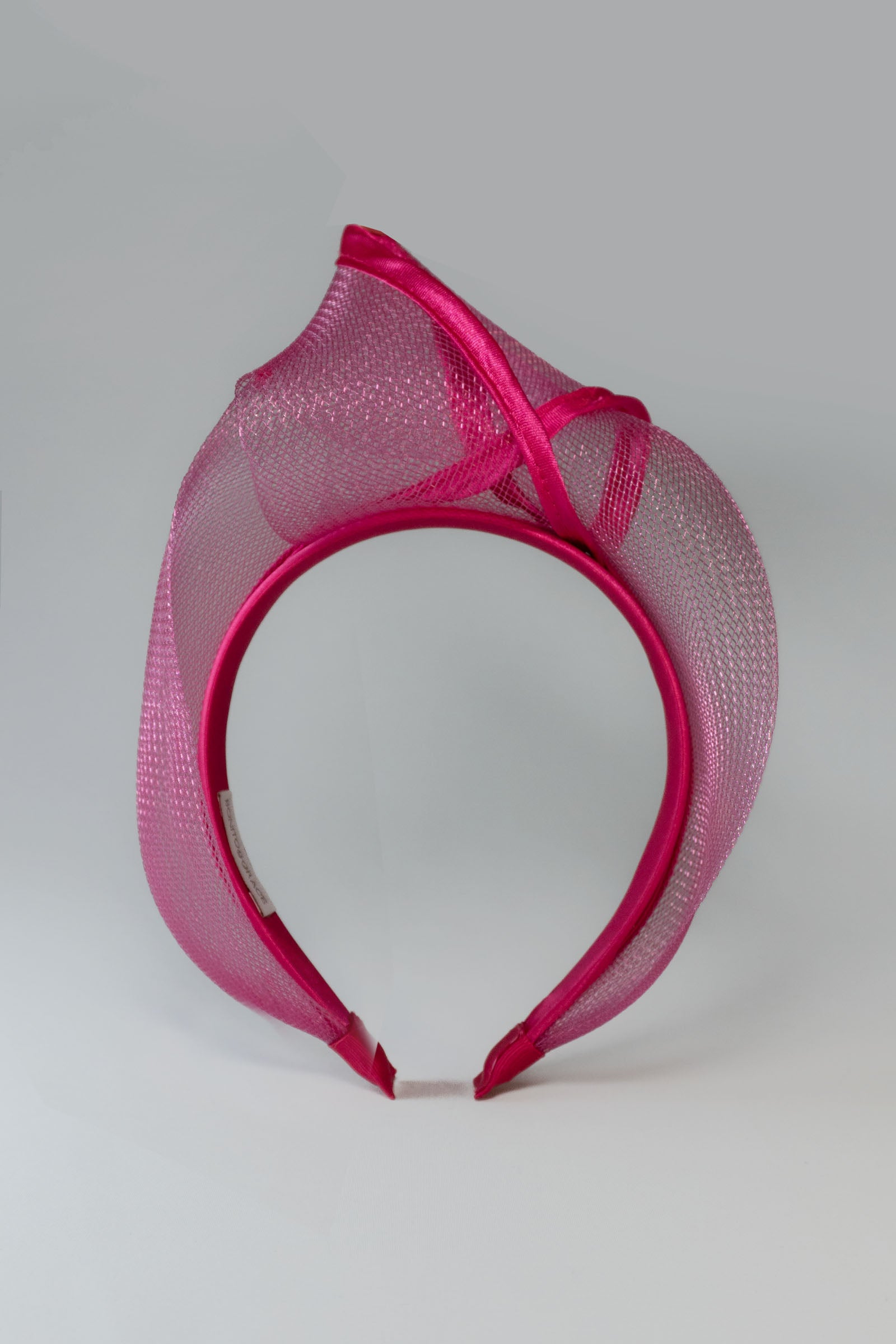 Fucshia mesh headband