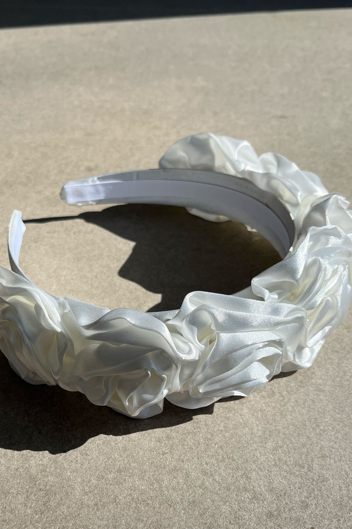 HENRIETTA FLORAL HEADBAND IVORY