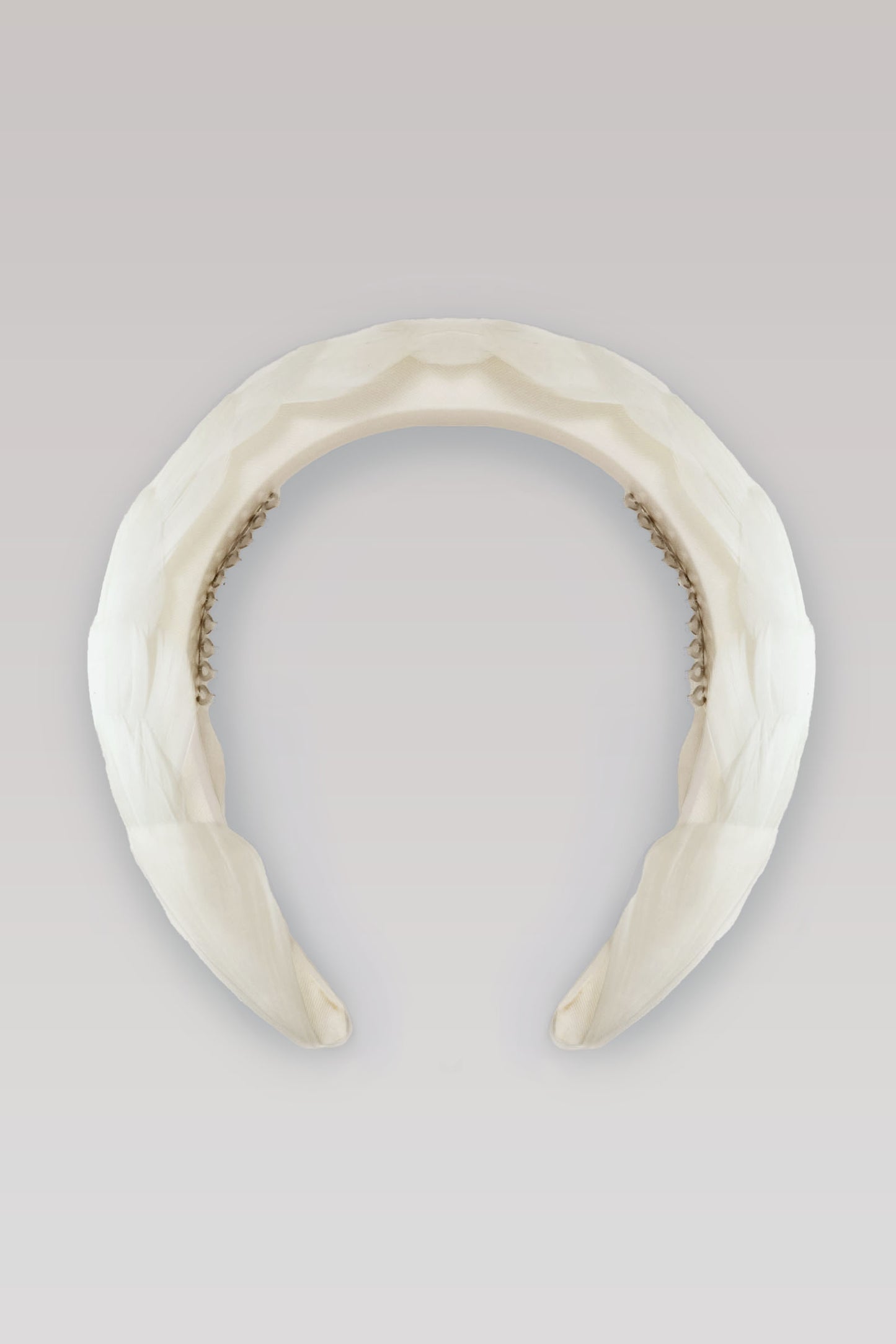 LAYLA FEATHER HEADBAND IVORY