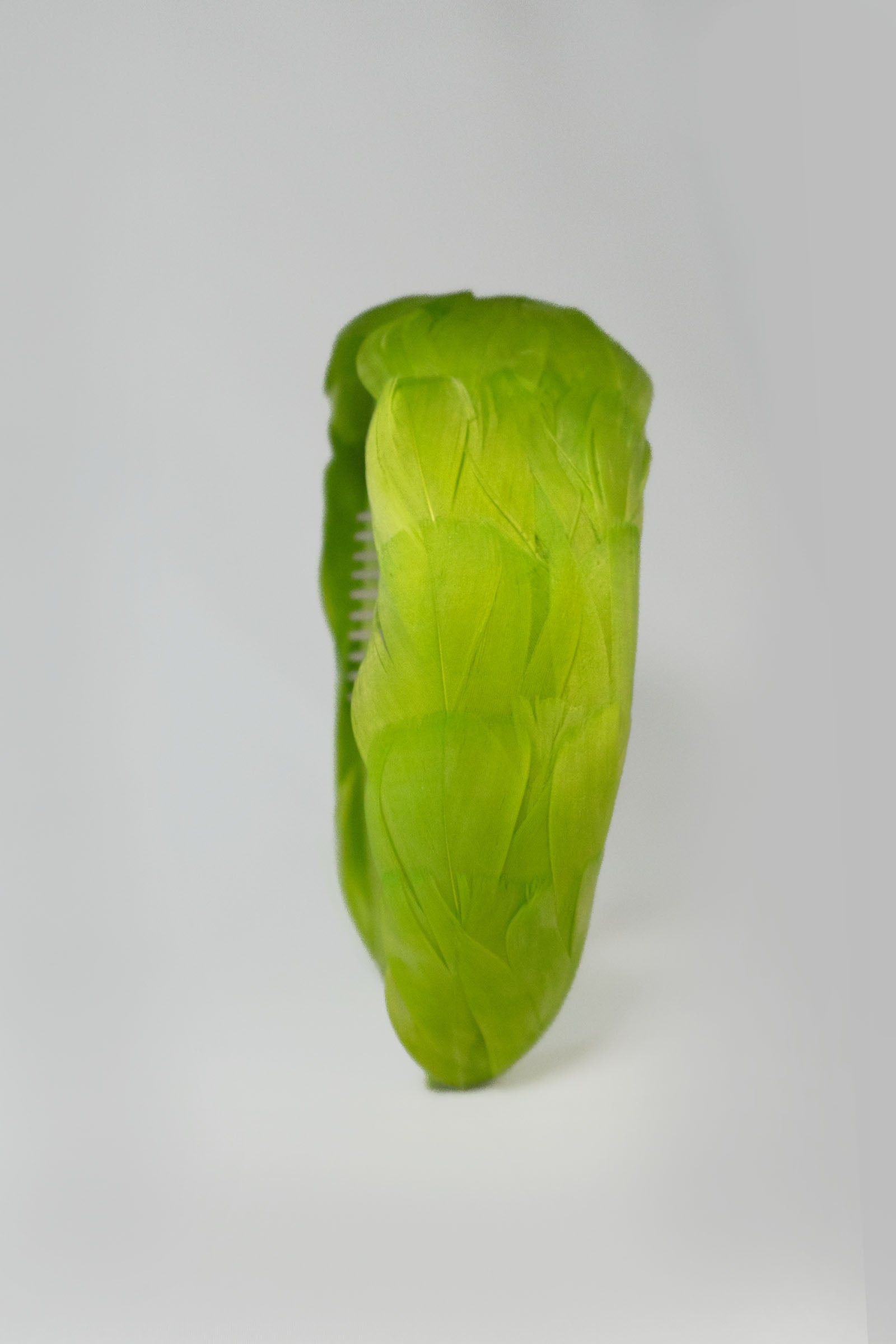 Lime feather headband