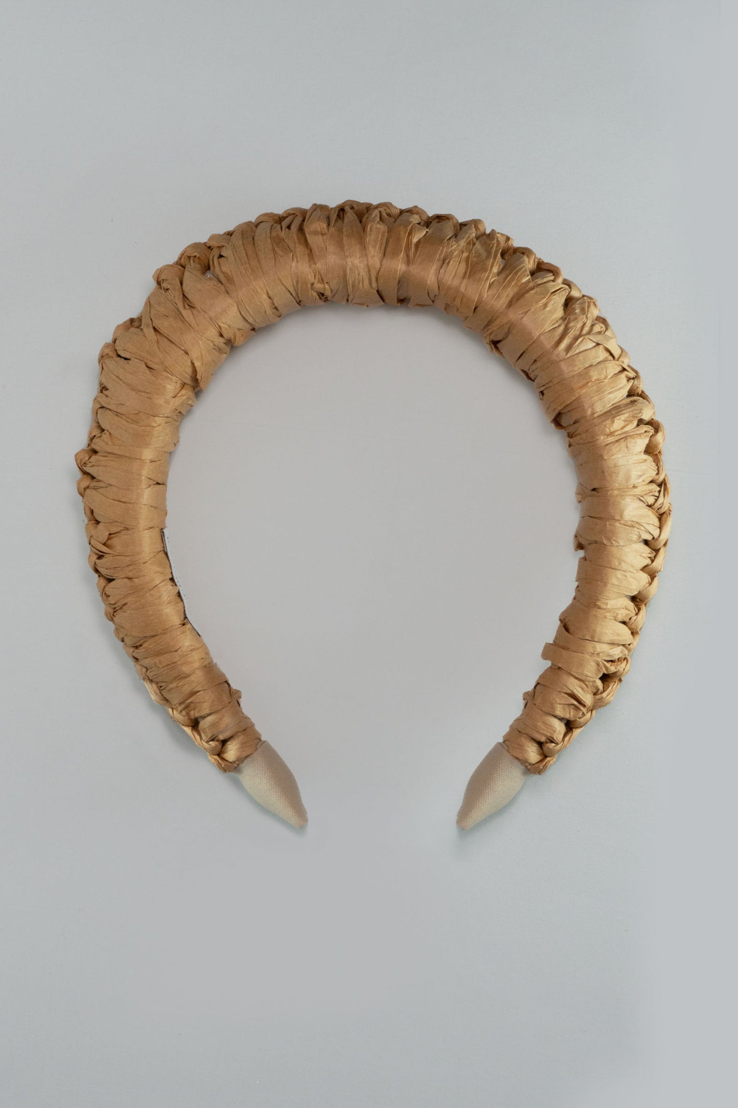 MEGHAN RAFFIA HEADBAND NATURAL