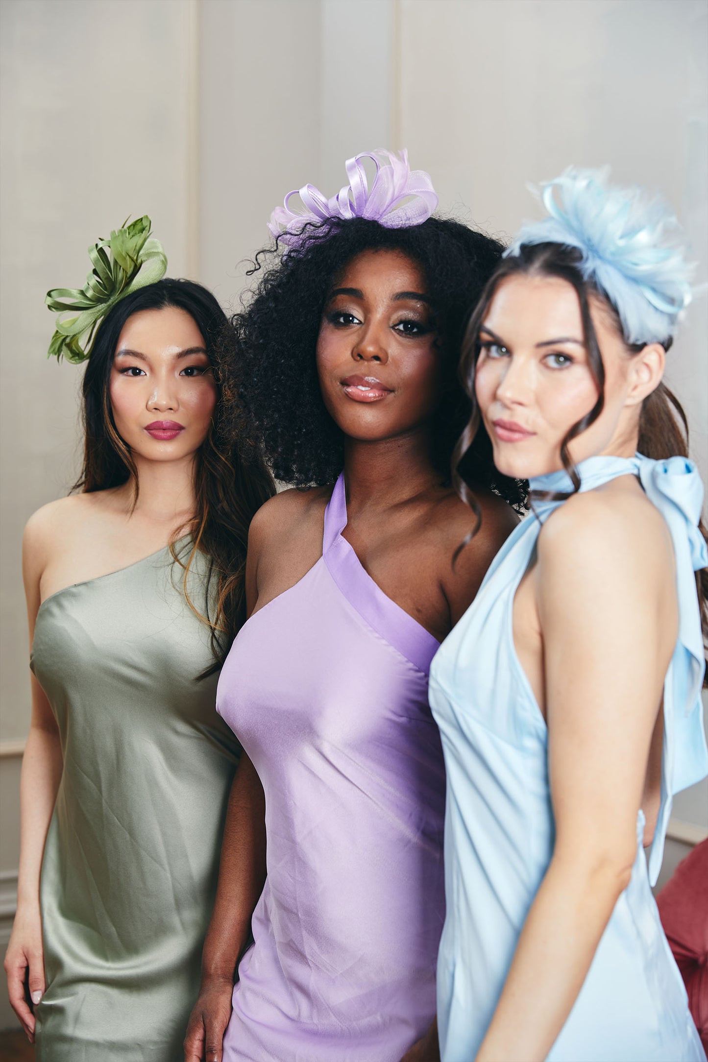 NATALIA FASCINATOR HEADBAND LILAC