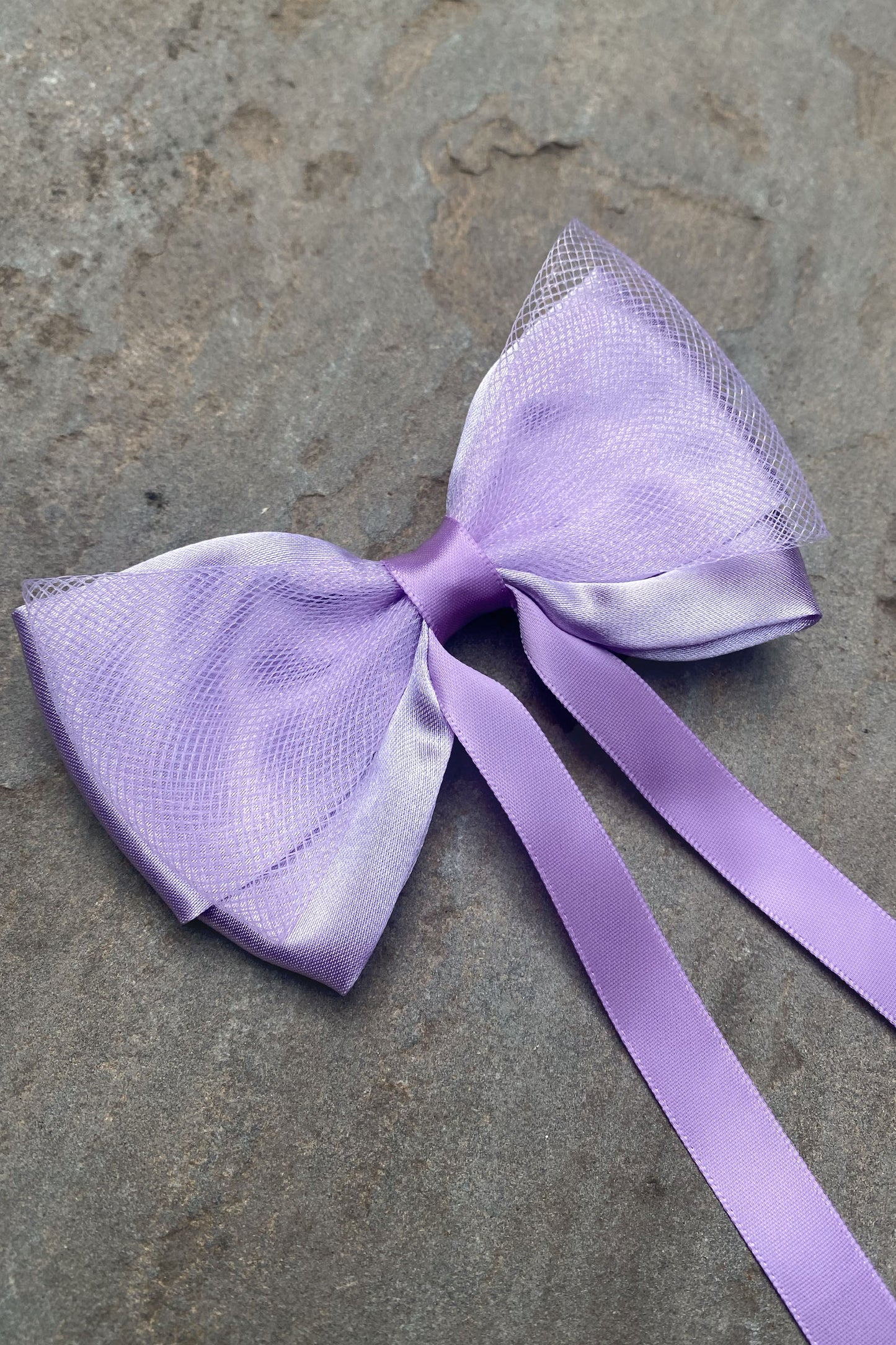SOPHIA BOW CLIP - LILAC