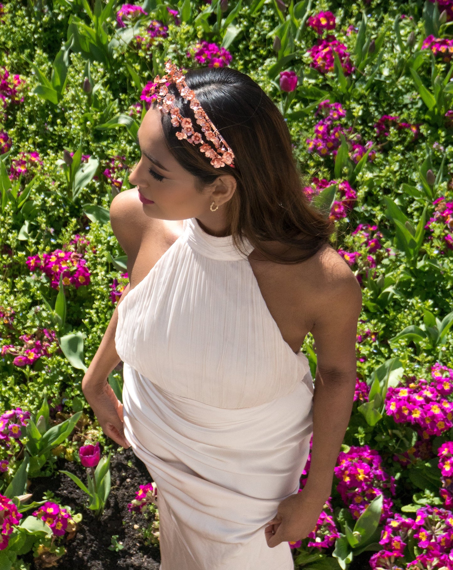 Rose Gold Floral Headband