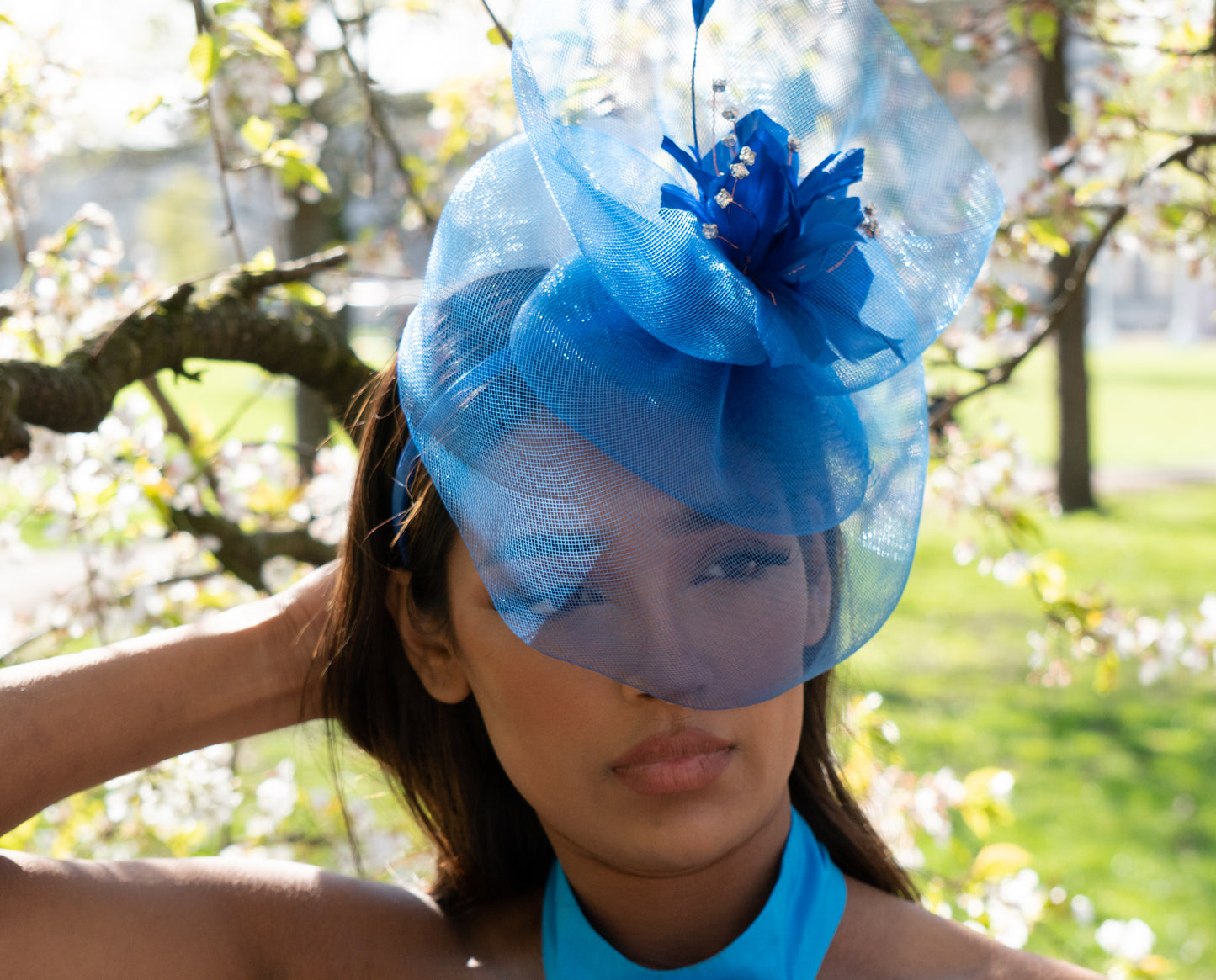 HELENA FASCINATOR BLUE