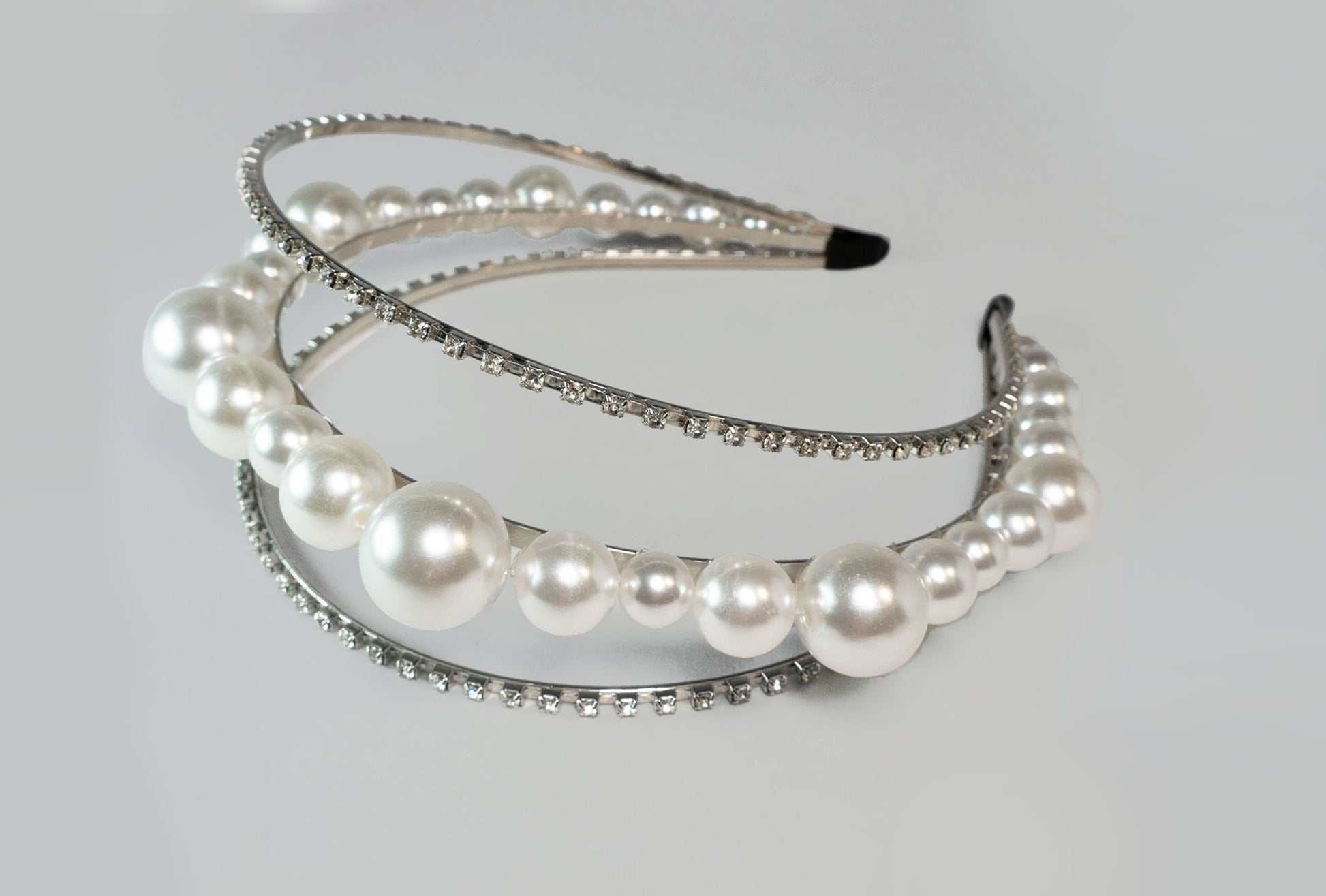 pearl and crystal headband