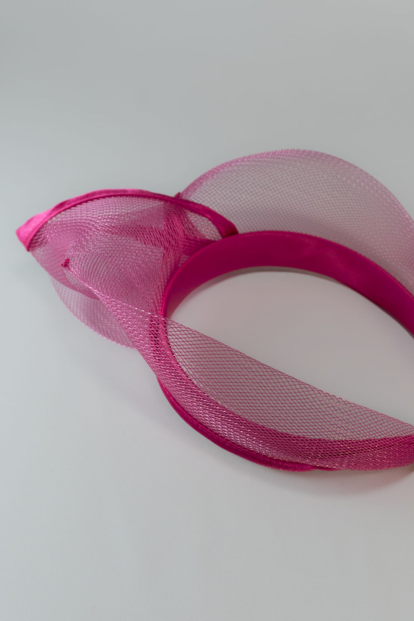 Fucshia mesh headband
